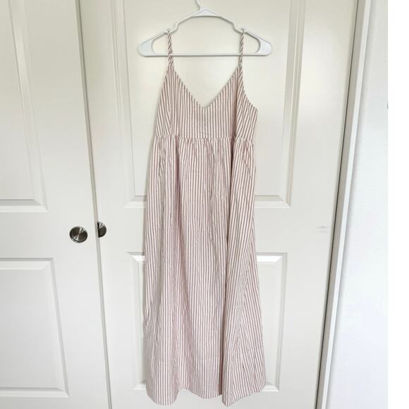 NWT Jenni Kayne Cotton Blend Cove Dress Candy Striped Quite Luxury Medium - Picture 2 of 7